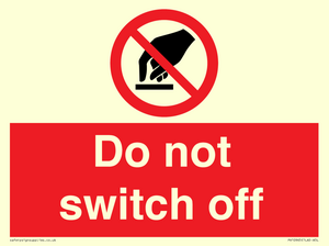 Do not switch off 